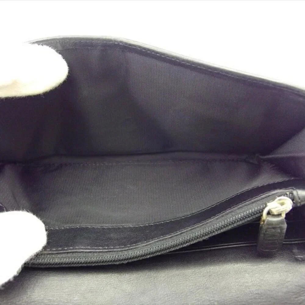 Dior Purse Black x brown Women Authentic secondhand